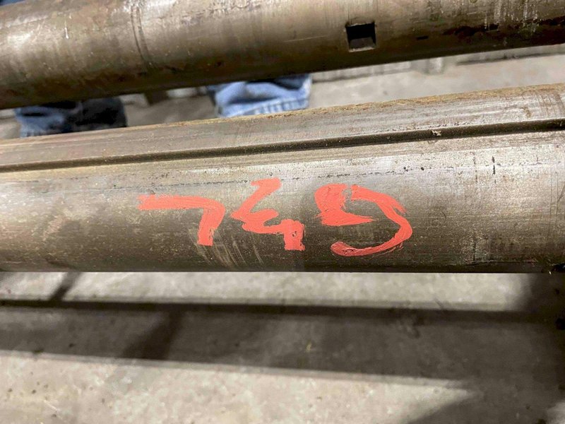 Used, 102&quot; x 3&quot; Diameter Boring Bar