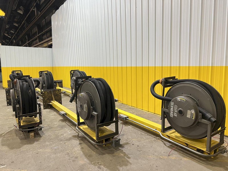 40 HP x 4 STATION CLEAN AIR TECHNOLOGIES / EUROVAC INDUSTRIAL TRANSIT &amp; BUS CENTRAL VACUUM SYSTEM: STOCK #19901