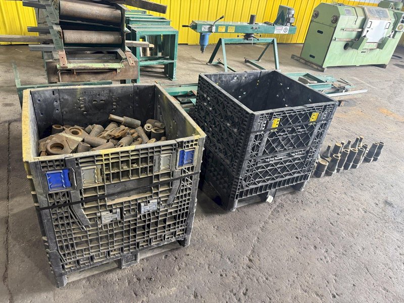 2001 BERCO PT250 TRACK PRESS WITH WTC TRACKMASTER IMPACT WRENCH &amp; CONVEYOR: YOBRO #24374