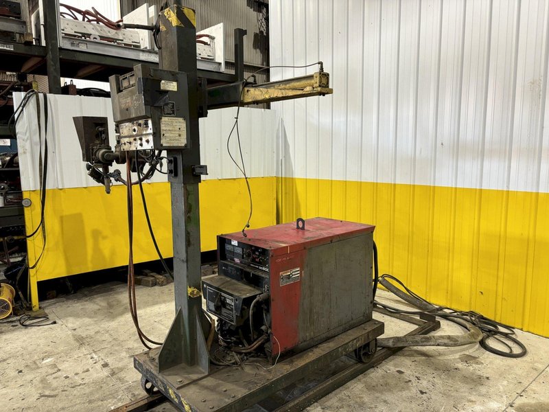 LINCOLN ELECTRIC WELDING MANIPULATOR SYSTEM: IDEALARC DC600 WELDER, NA-5 CONTROLLER, AND WELDING HEAD: STOCK #21890