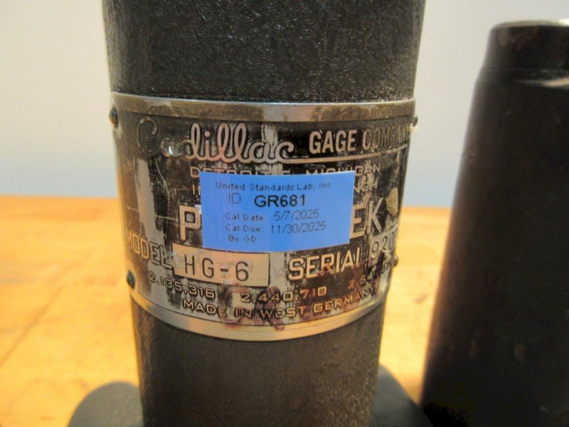 Cadillac Pla-Chek &amp; HG6 Height Stands 1 W/ 6" Riser- Auction Item