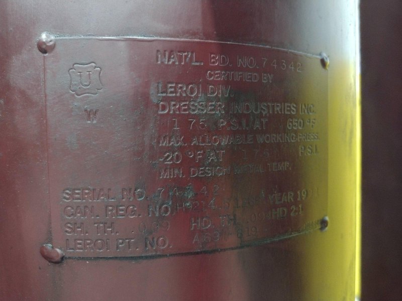 100 HP LEROI MODEL #A219-152-3_C7 WATER COOLED AIR COMPRESSOR: STOCK #21254