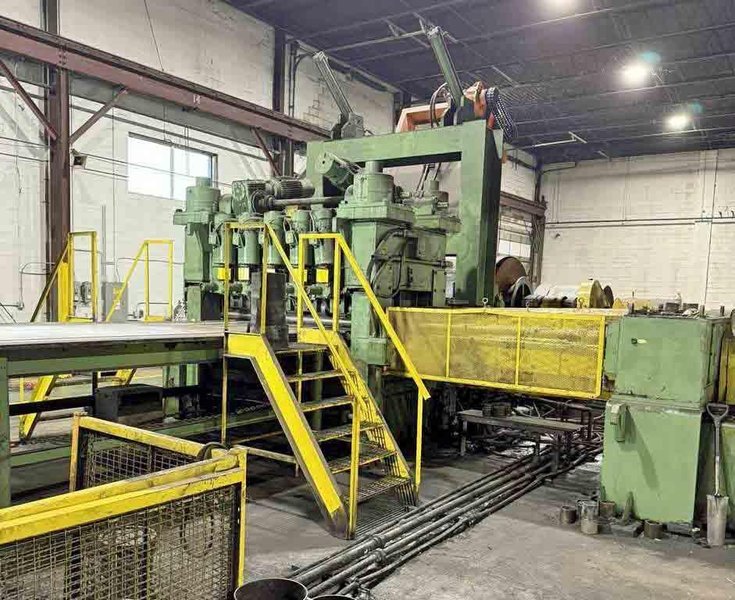 72" x 0.500" x 60,000# Herr Voss Cut To Length Line