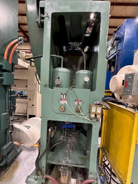 75 ton Minster #7D-SS Die-Namic Mechanical Metal Stamping OBI Single Crank Press For Sale, Year 1983