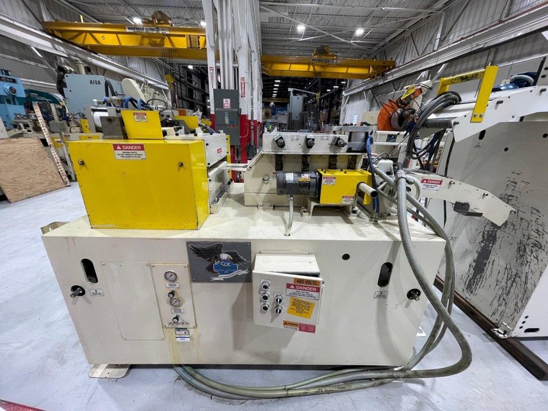 12&quot; Coe Press Equipment High Strength Steel Combination Servo Feed Straightener, Year 2015