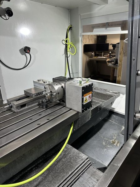 Haas VF-5SS 5 Axis VMC, 2021 – WIPS, Haas Rotary