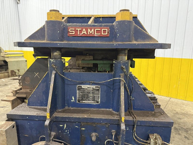 100 TON X 64" WIDE STAMCO MODEL #810-64 CUTOFF PRESS, WITH AIR CLUTCH: YOBRO #24793