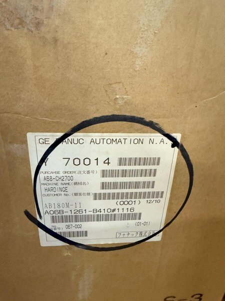 FANUC A06B-1261-B410 Spindle Motor Stator NEW – Open Box