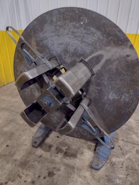 6,000 LB X 24&quot; LITTELL MODEL #60-24 PULL OFF COIL REEL UNCOILER, HYDRAULIC EXPANSION: STOCK #23703