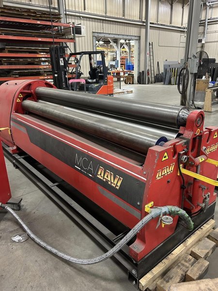 3/8″ X 8’ Davi MCA 2522 CNC Plate Roll, 2018