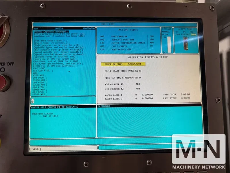 HAAS EC-500 CNC Horizontal Machining Center, 2012