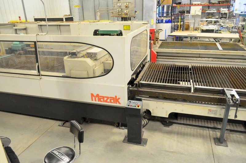 4000 Watt Mazak Hypergear 510 CO2 Laser, 2006 – 5’x10′ Table
