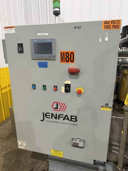 2021 JENFAB STAINLESS MODEL # LJ 19" ROTARY DRUM WASH / RINSE/ DRY PARTS WASHER SYSTEM: YOBRO #24682