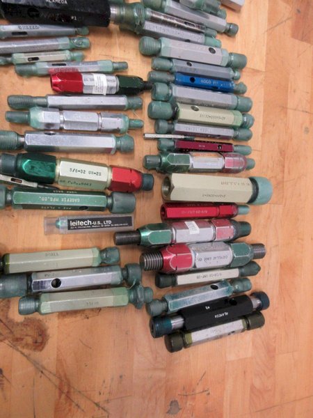 Threaded ID Go/No-Go Gauges, Standard SAE Sizes from 2/56 - 2-1/4", Various Brands- Auction Item