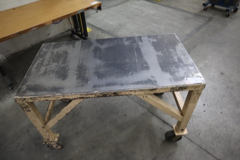Steel Rolling Heavy Duty Table- Auction Item