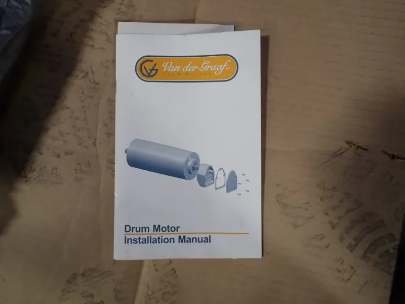 VAN DER GRAAF 1 HP DRUM MOTOR  -  TM160B30-610