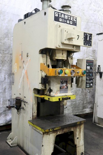 60 TON STAMTEC GAP FRAME PRESS: STOCK #72886