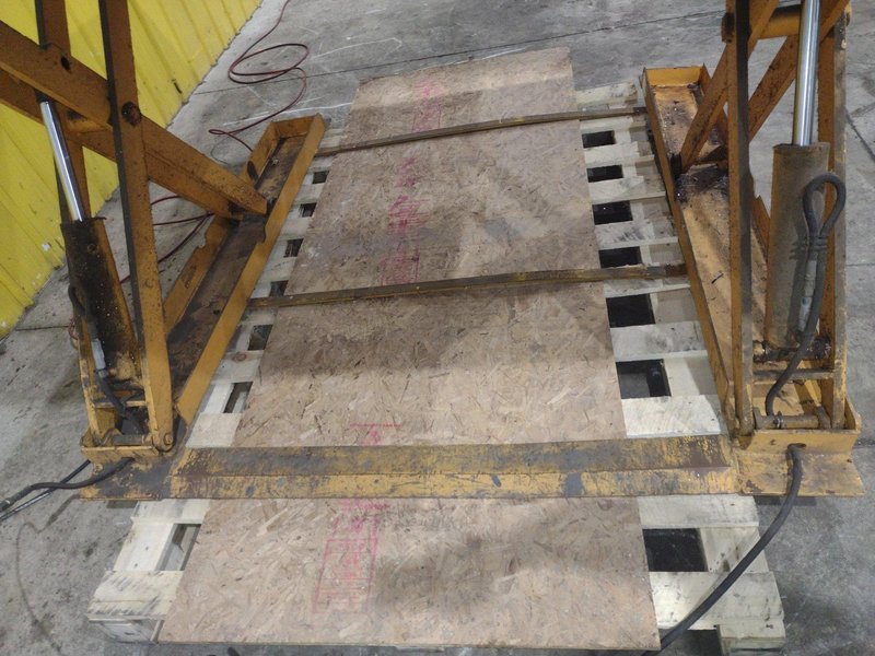 2,000 LBS X 96" X 72" ECONOLIFT MODEL #DT-SL38-20 LIFT TABLE: YOBRO #24990