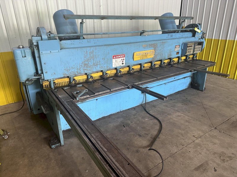 12' x 3/16" CINCINNATI MODEL #1412 AUTOSHEAR MECHANICAL POWER SHEAR: STOCK #10550