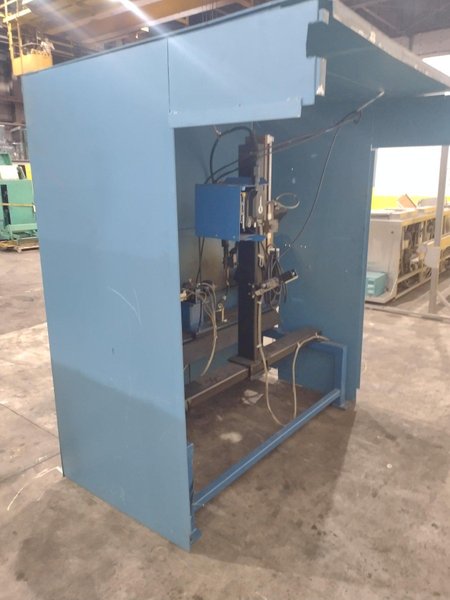 12" ITW WELDING AUTOMATION LATHE, WITH MILLER WELD CONTROLLER &amp; MILLER XMT 304 SERIES ARC WELDER: YOBRO #24402