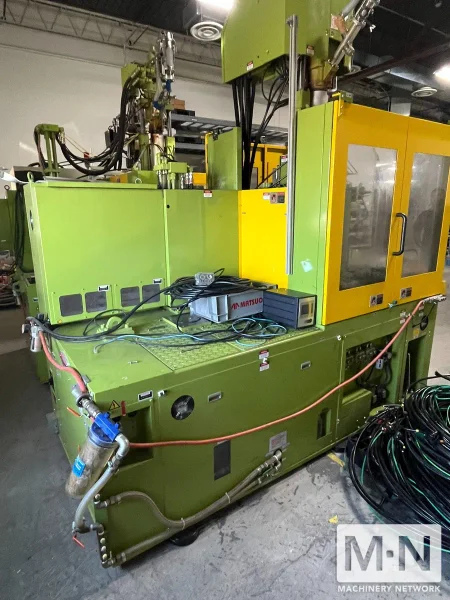 53 TON 1.6 OZ NISSEI MODEL TNX50R5V VERTICAL CLAMP AND INJECTION MOLDING MACHINE MFG 2010