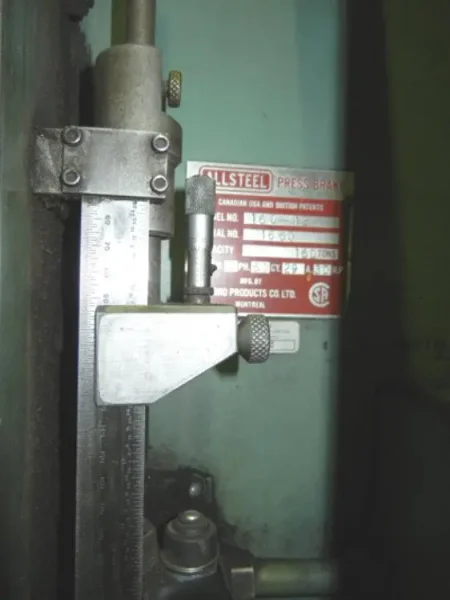 USED ALLSTEEL HYDRAULIC PRESS BRAKE, Model 160-12, 160 ton x 12’, Year: 1981