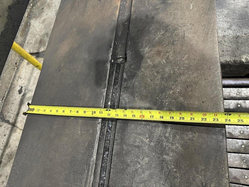 400 TON X 18' VERSON TRAVELING HEAD HYDRAULIC STRAIGHTENING PRESS: STOCK #23095