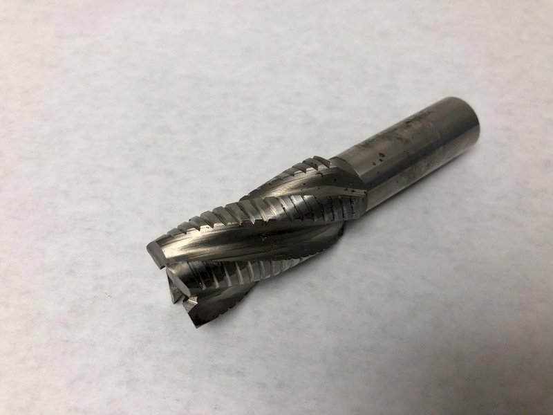 COBALT  1&quot; X 3/4” M42 L: 5.441  ROUGHING END MILL STOCK #15128