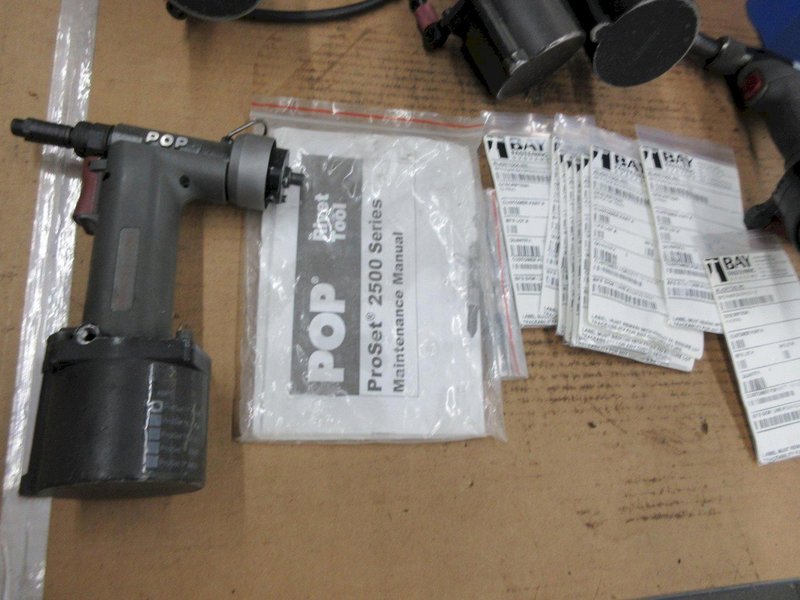 Pneumatic Pop Rivet Guns With Parts and Accessories **Unknown Working Order**- Auction Item