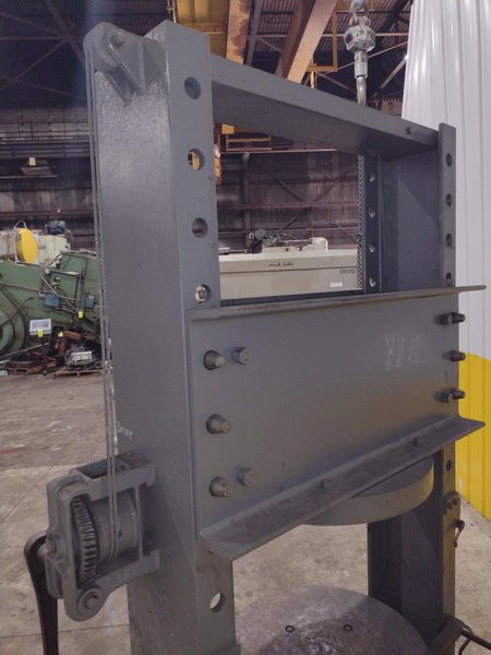 150 TON DAKE HYDRAULIC H-FRAME WHEEL PRESSING PRESS: YOBRO #25286