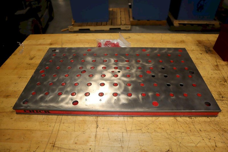 Chick 055-1109-101 27 1/2" x 15 3/8" Workholding Foundation- Auction Item