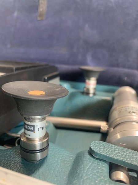 ALNOR 6000AP VELOMETER W/ ATTACHMENTS AND CASE: STOCK #15149