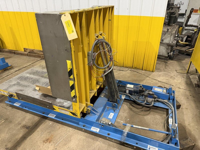 4,000 LBS X 48" X 48" MAX MODEL #LPTT-UP-40-90 HYDRAULIC TILT UPENDER 90 DEGREE FLIP TABLE: YOBRO #25894