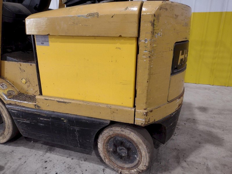 3,000 LB HYSTER MODEL #E45XM-27 ELECTRIC LIFT TRUCK FORKLIFT: STOCK #20642