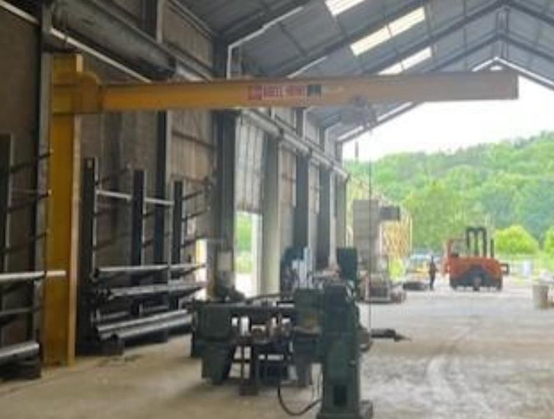 1/2 TON GORBEL TENSION MOUNT JIB CRANE STOCK# 23615