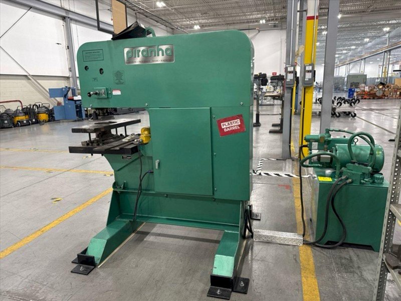 120 TON PIRANHA HYDRAULIC PUNCH PRESS: YOBRO #24091