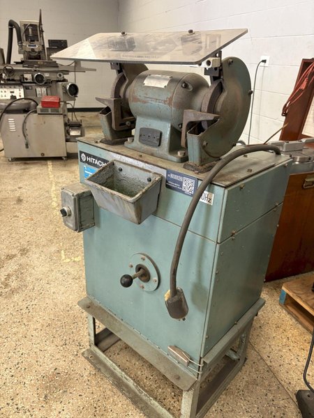 Hitachi Heavy Duty Industrial Double End Grinder with built-in dust collection