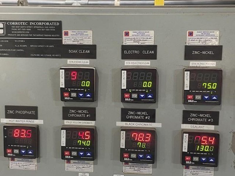 2019 CORROTEC ZINC NICKEL PROCESS PLATING LINE