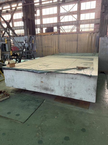 120" X 240" X 24" RAHN INSPECTION GRANITE SURFACE PLATE. STOCK # 0874626