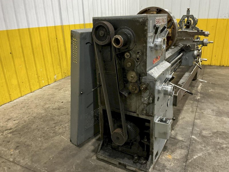 20"/27" X 80" SIRCO MODEL #PA-20 GAP BED ENGINE LATHE 2-1/8" HOLE : YOBRO #25910