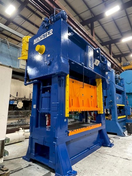 400 ton Minster E2-400-108-54 Hevi-Stamper Straight Side Mechanical Metal Stamping Press, Rebuilt