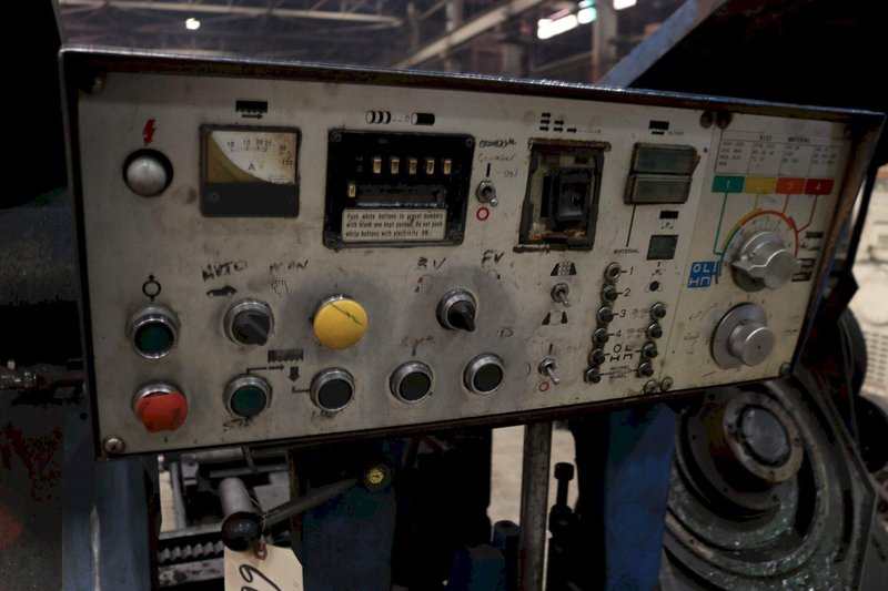 16 X 16' AMADA MODEL #HA400 HORIZTONAL BAND SAW: STOCK #66397