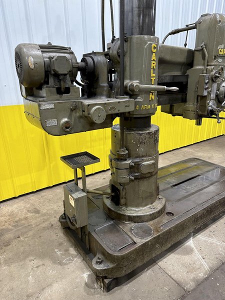4&#039; X 11&quot; CARLTON MODEL #1A RADIAL DRILL: STOCK #19439
