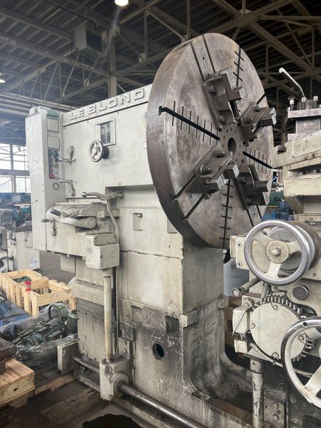 50" /130" X 230-362" LEBLOND MODEL #4025-36 HEAVY DUTY SLIDING BED GAP LATHE, 3" HOLE: STOCK #18164