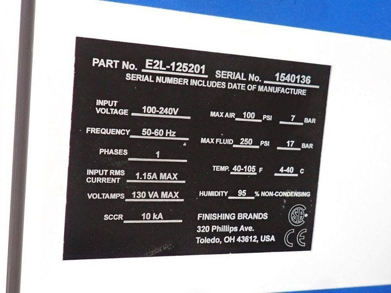 BINKS COLOR PAINT PROPORTIONER  -  E2L-125201