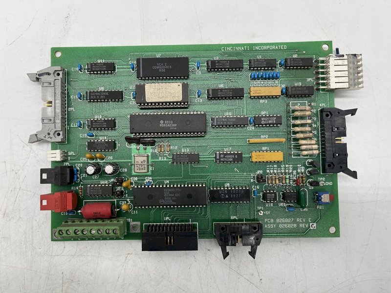 PCB 826827 REV E CINCINNATI INC ASSY 826828 REV G STOCK #15836