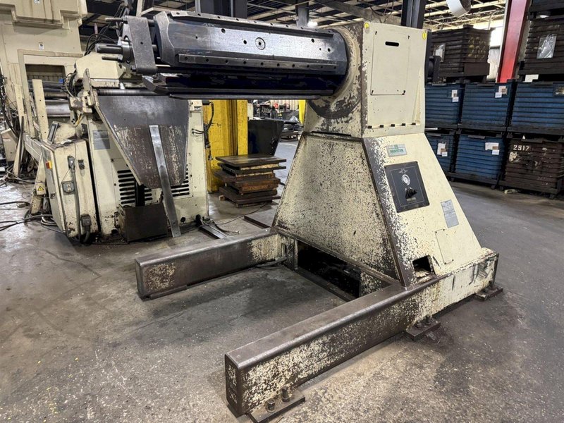 24,000 lbs. x 32&quot; Width Minster Coil Reel and Minster Powered Straightener,  Model#MRH20-38S &amp; MSH30-32-7, Year 2007