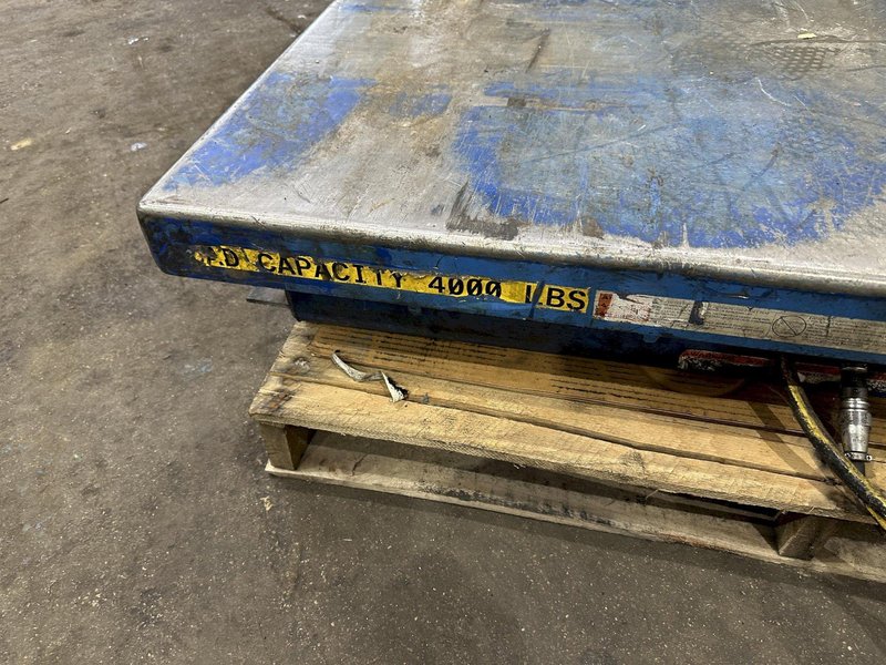 4000 LB GLOBAL LIFT AND TILT TABLE: STOCK #77579
