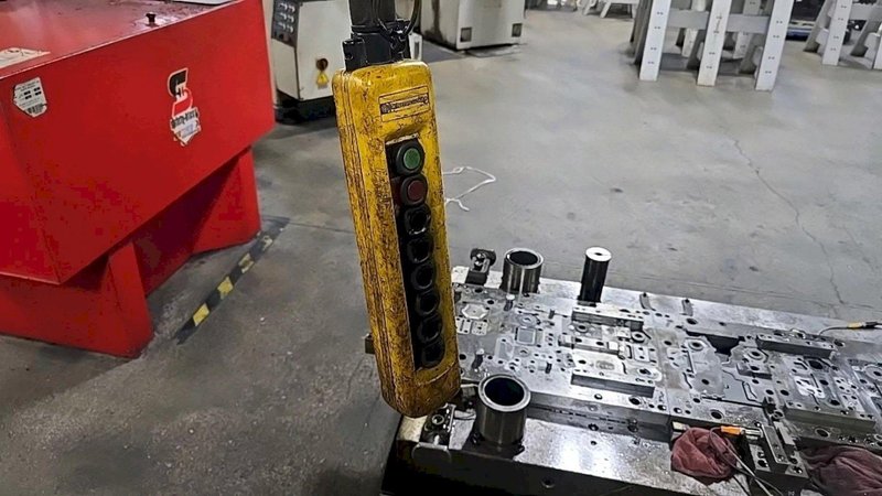 3 TON X 20&#039; X 60&#039; OSBORN SINGLE GIRDER CRANE SYSTEM, FREE STANDING, DETROIT HOIST: YOBRO #24535