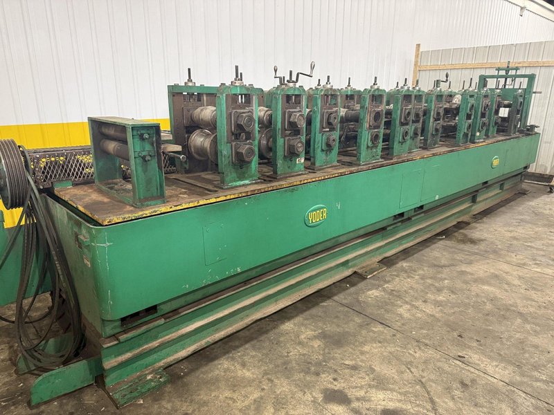 12 STAND X 2.5" YODER MODEL M2-1/2 ROLLFORMER, 18" ROLLSPACE: STOCK 23475